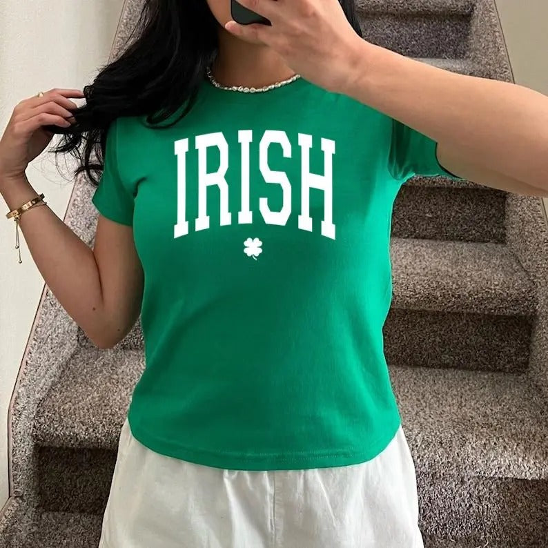 Irish Baby Tee, , St Patrick's Day Baby Tee, St Patrick's Day Shirt, Saint Patricks Day Shirt, Womens St Patrick's Day...