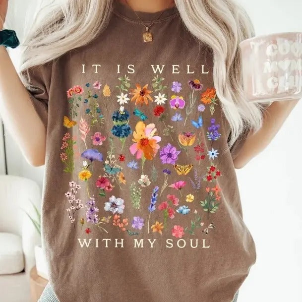 It is Well With My Soul DTF Transfers - THIS IS NOT A SHIRT Hoodie, Sweatshirt | InkThreadWorks.com