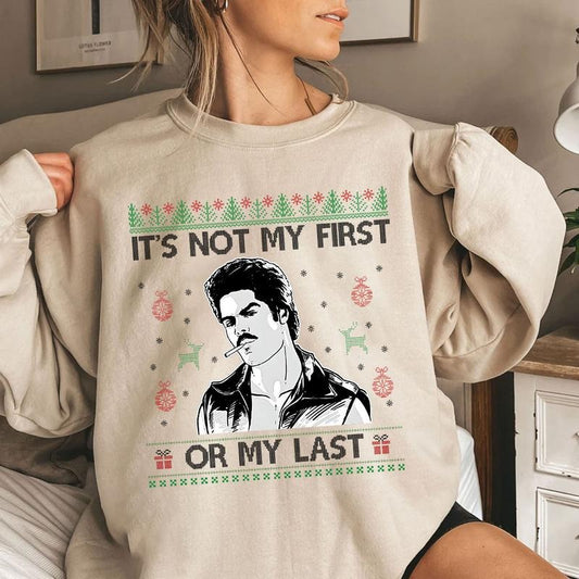 It's Not My First Or My Last Ugly Sweater, Labamba Mexican Movie Shirt, Old Movie Christmas Shirt, Christmas Ugly Sweater...