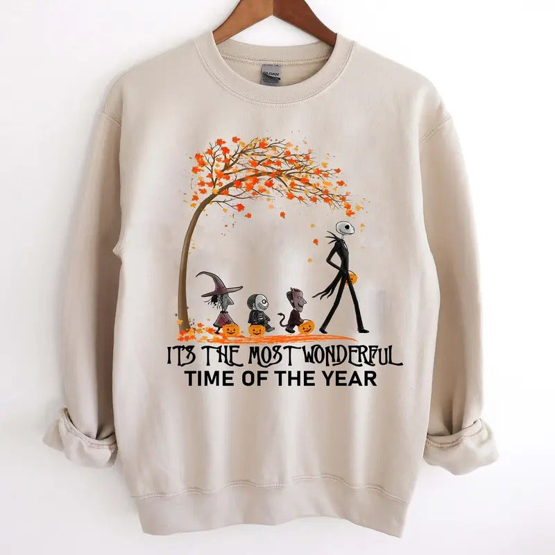 It's The Most Wonderful Time Of The Year Halloween T-shirt, Retro Halloween Shirt, Halloween Gift, Halloween Sweatshirt...