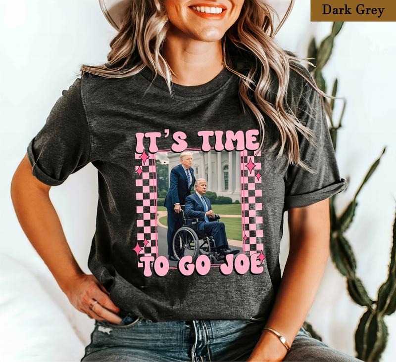 It's Time To Go Joe Shirt, Anti-Biden Protest Tee, Republican 4th of July Apparel, Funny Election Shirt, Election 2024...