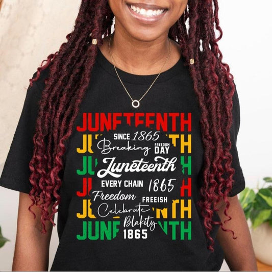 Its The Juneteenth Shirt, 1865 Juneteenth T-Shirt, Free Ish, African American T-Shirt, Black Woman Shirt