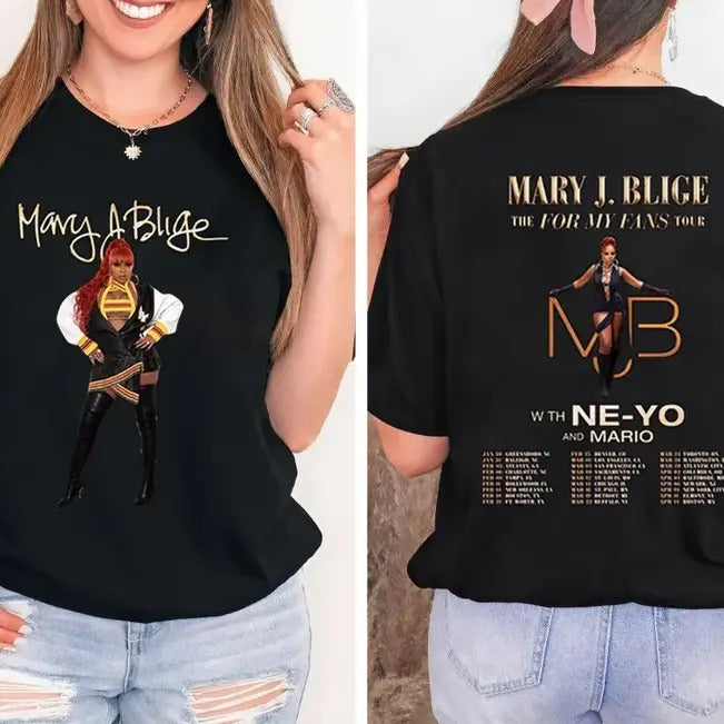 J Bligeee Graphic Shirt, The For My Fans Tour 2025 Shirt