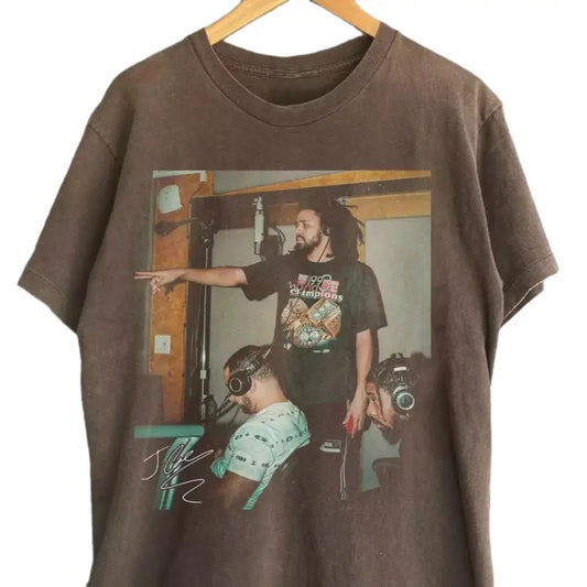 J Cole Graphic Shirt, Hip Hop Rap T-shirt, Neightbors J cole Tour Unisex Shirt Streetwear Clothing