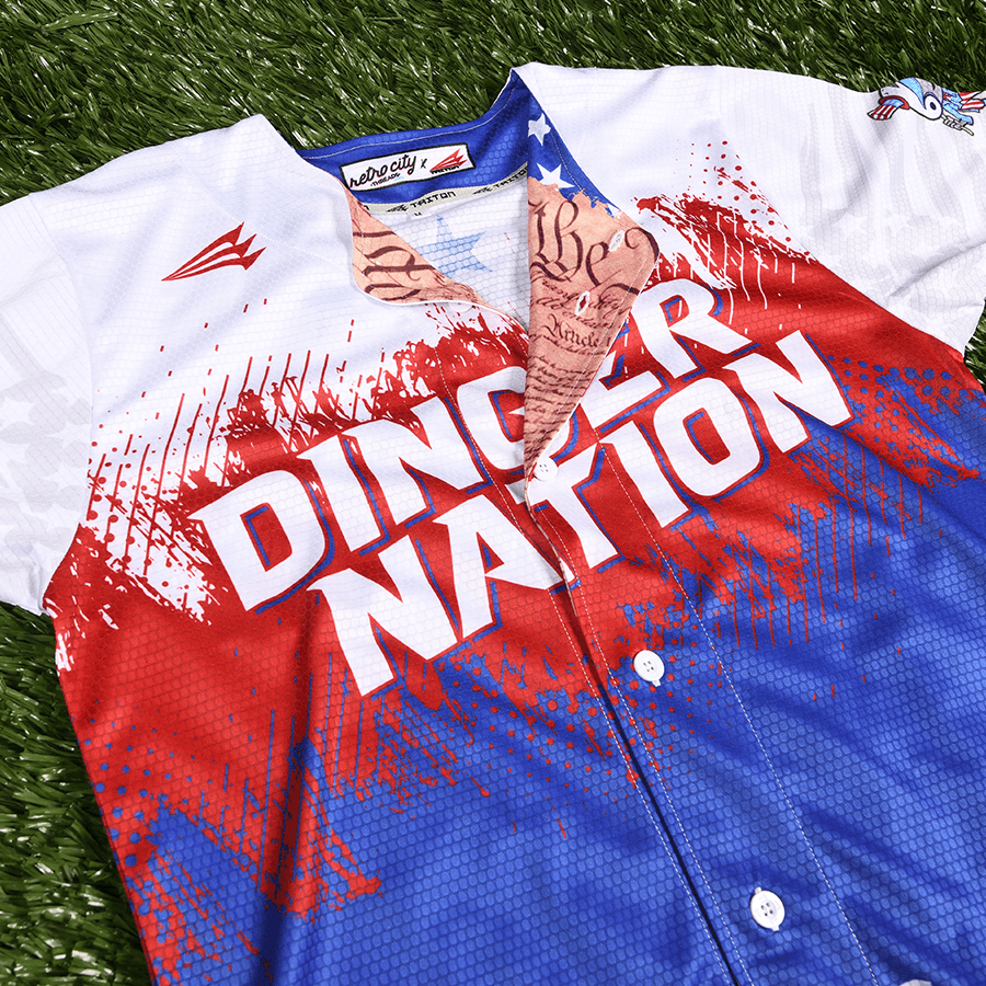 Dinger Nation Lifestyle Baseball Jersey *CUSTOM*