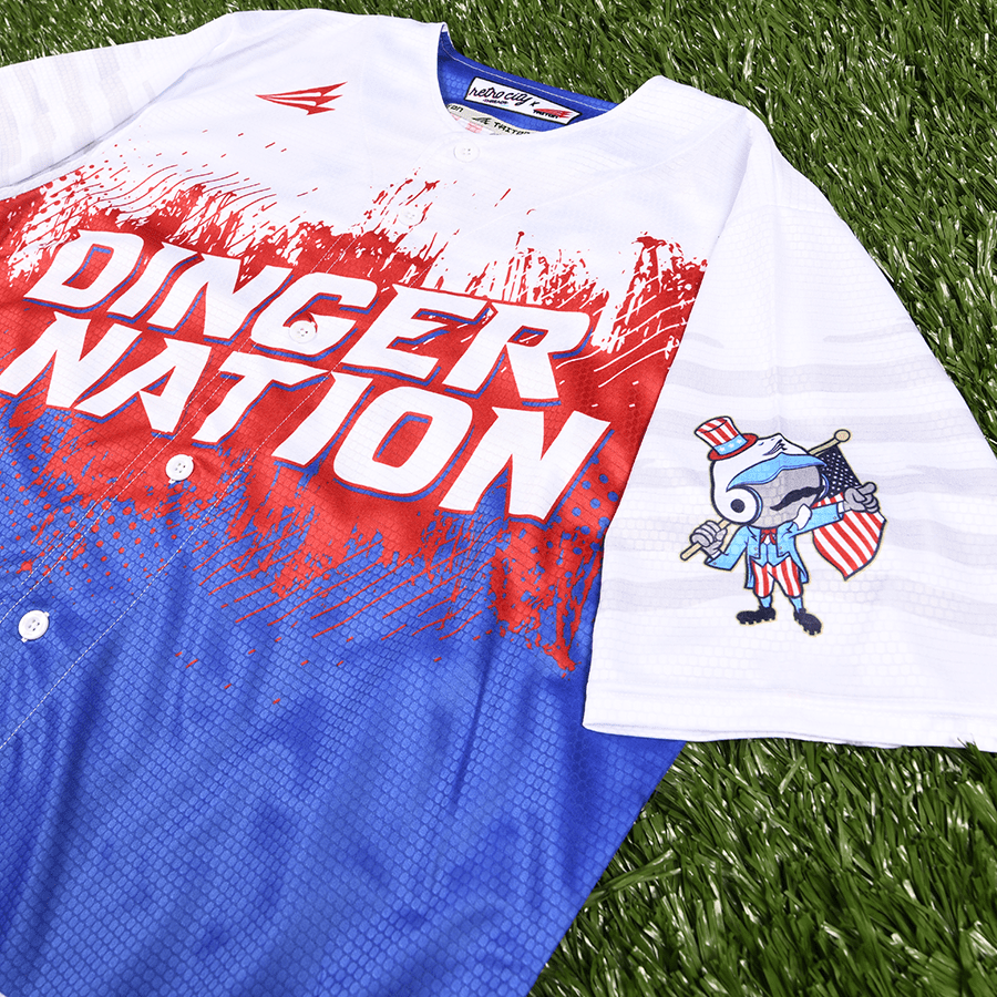 Dinger Nation Lifestyle Baseball Jersey *CUSTOM*