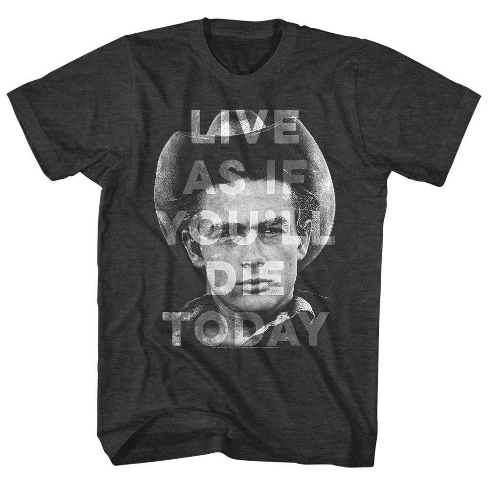 James Dean - Thanks Jim - American Classics - Heather Black Adult Short Sleeve T-Shirt