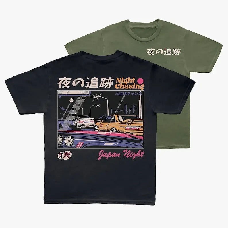 JDM Retro T-Shirt for Men - Premium Cotton Comfort Shirt - Casual Hoodie, Sweatshirt | InkThreadWorks.com