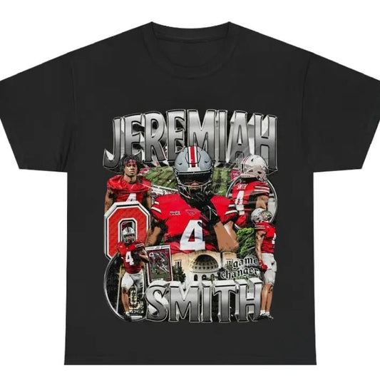 JEREMIAH SMITH Shirt, vintage football bootleg Graphic shirt, Sweatshirt football fan gift, Gift for sport fans, game day shirt