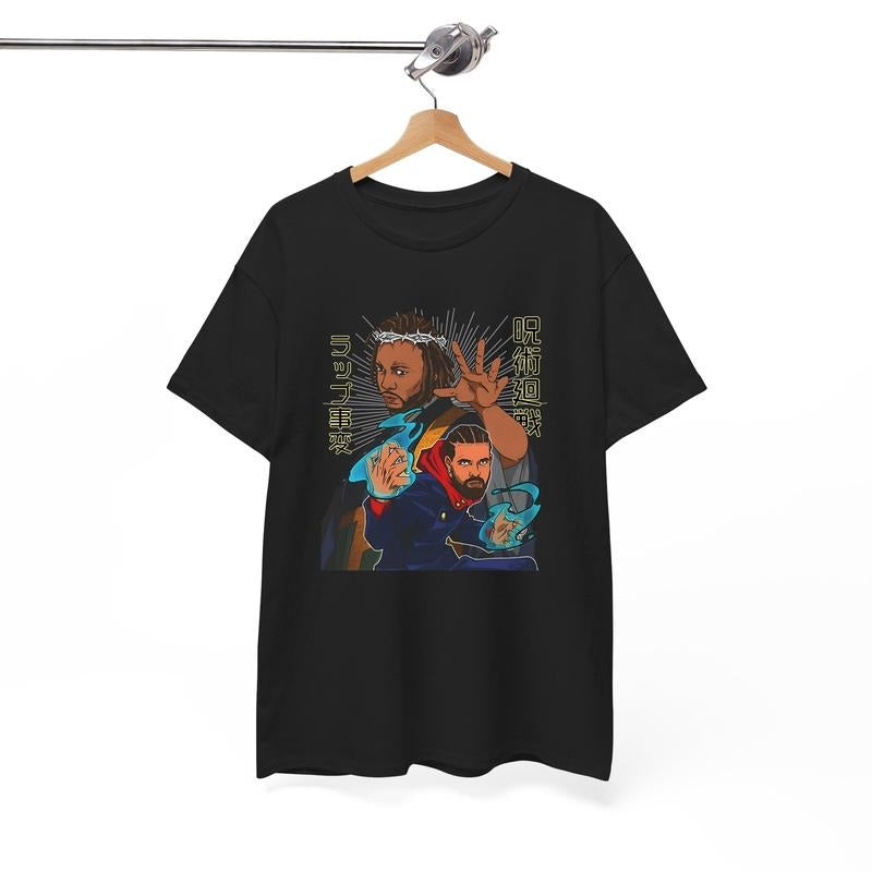 JJK x Kendrick x Drake T-Shirt, Sweatshirt, Hoodie | InkThreadWorks.com
