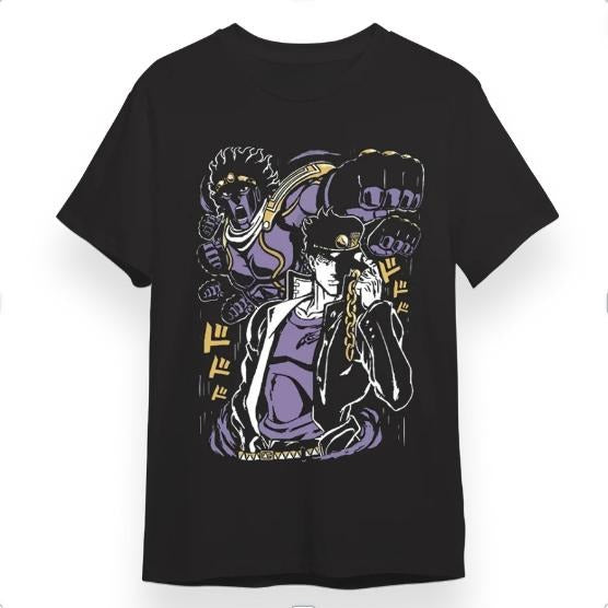 JOTARO TEE FOR UNISEX ,  GIFT FOR ANIME FAN Menswear Top Hoodie, Sweatshirt | InkThreadWorks.com