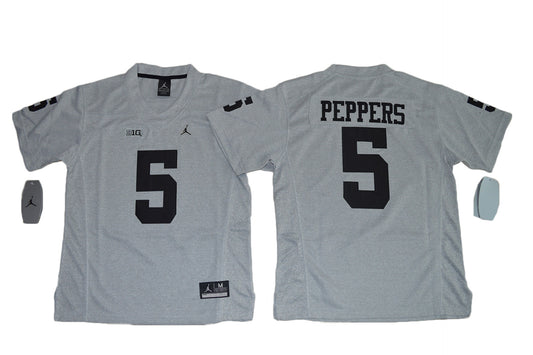 Jabrill Peppers 5 Youth Carbon Gray V2