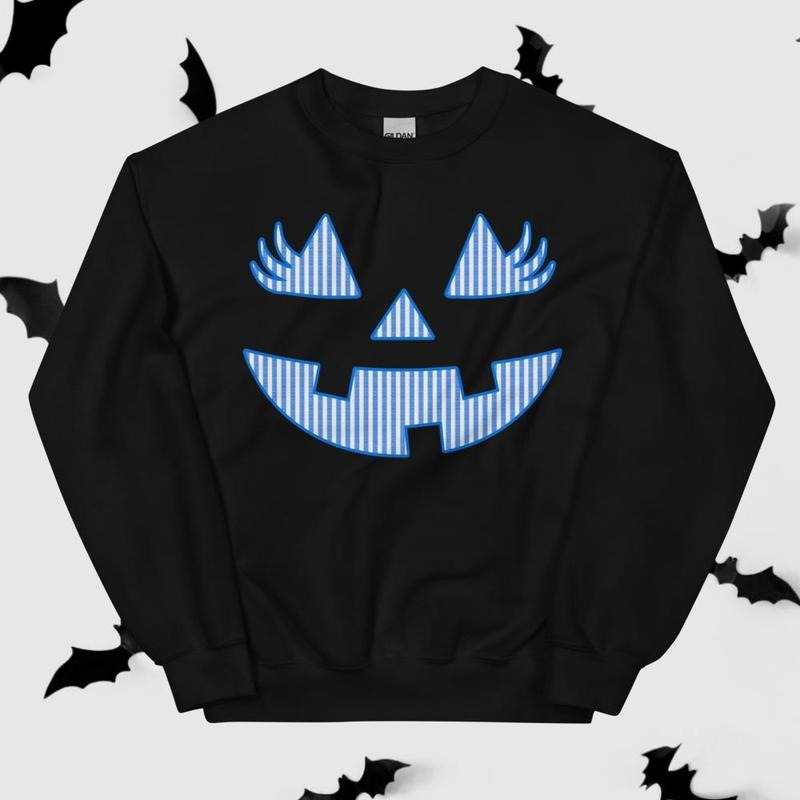 Jack-O-Lantern Halloween Sweatshirt, Spooky shirt, Party Shirt, Unisex Crewneck Hoodie | InkThreadWorks.com