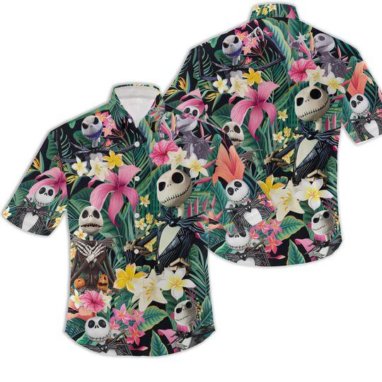 Jack skellington tropical hawaiian shirt gift for family and friend 2708689