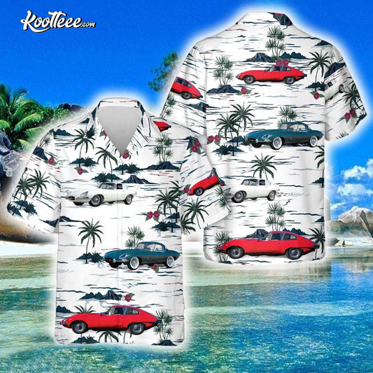 Jaguar eType Coupe 1961 Hawaiian Shirt
