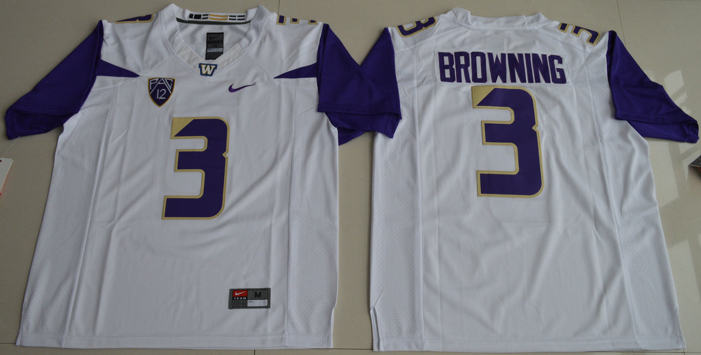 Jake Browning 3 White 2016 Limited Edition