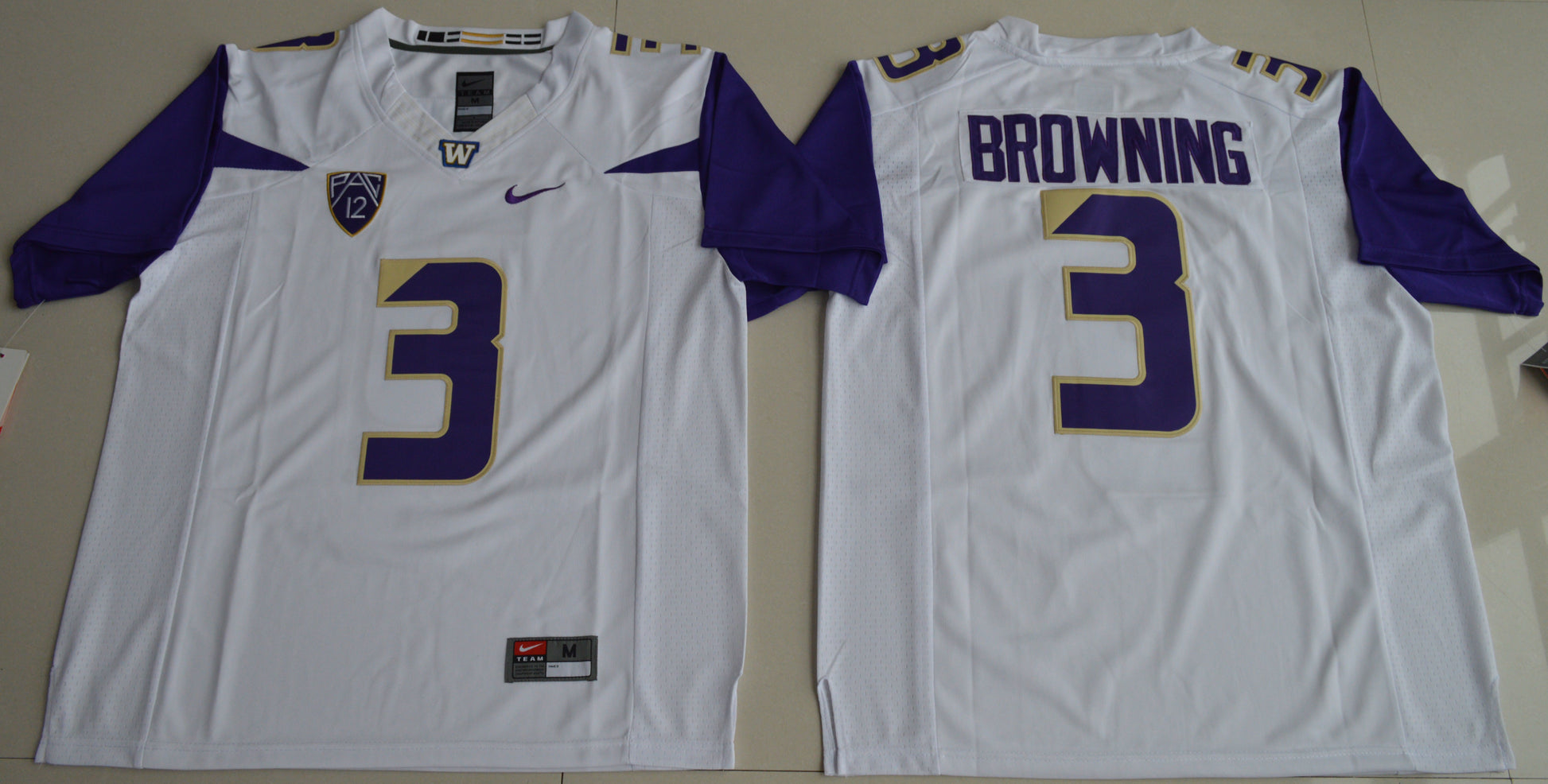 Jake Browning 3 White 2016 Limited Edition