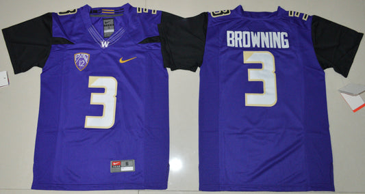 Jake Browning 3 Youth Purple