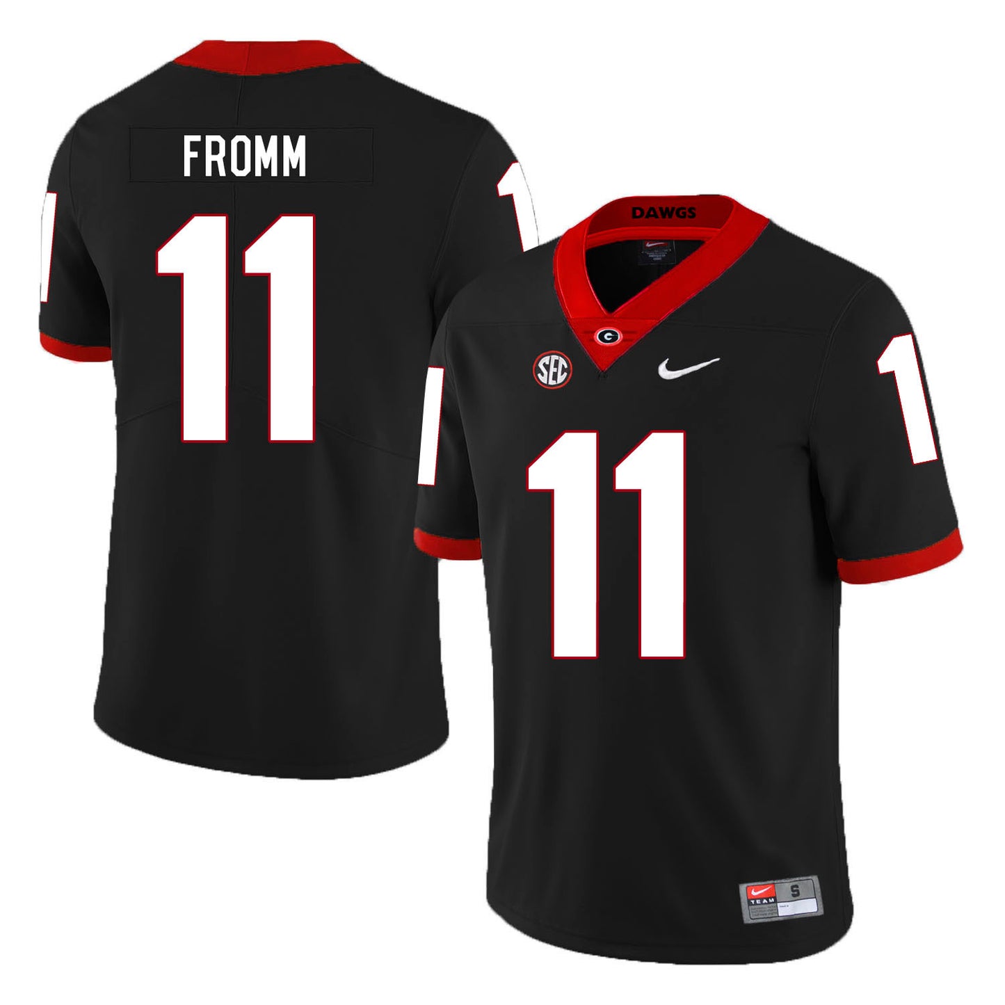 Jake Fromm 11 Black