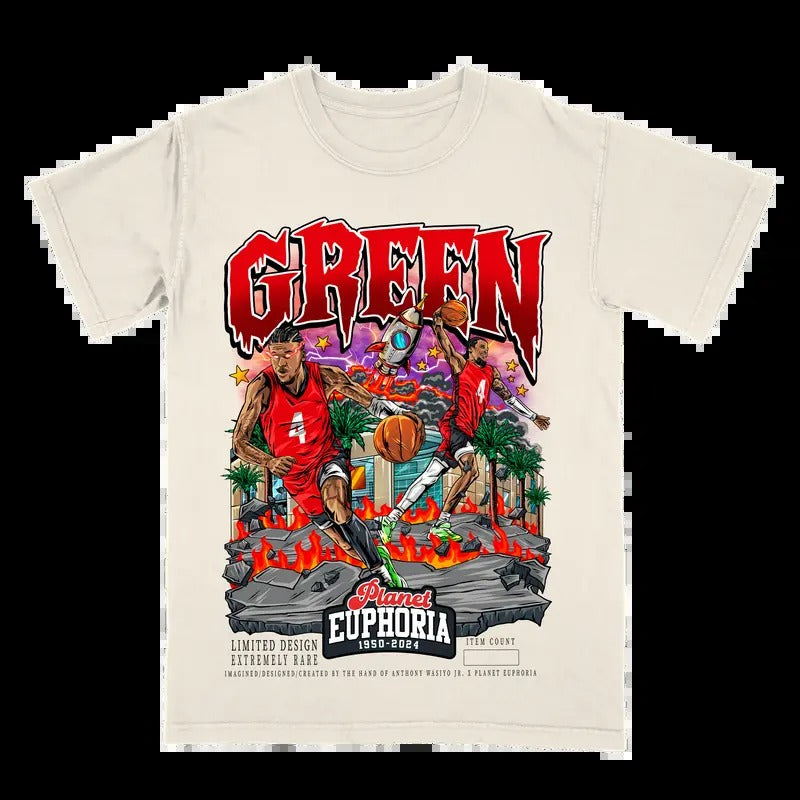 Jalen Green Tee Hoodie, Sweatshirt | InkThreadWorks.com