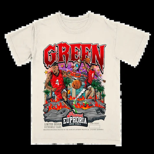 Jalen Green Tee Hoodie, Sweatshirt | InkThreadWorks.com