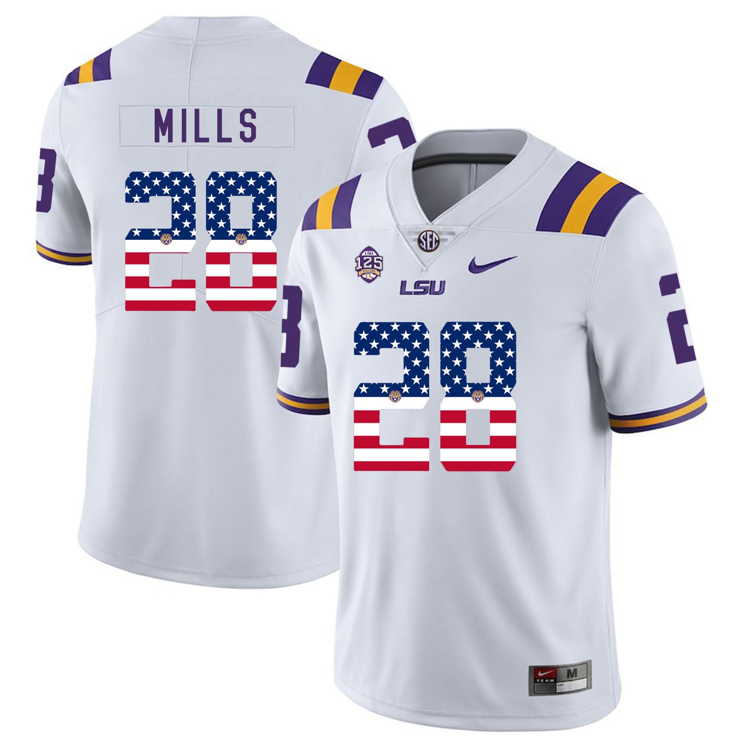 Jalen Mills 28 White