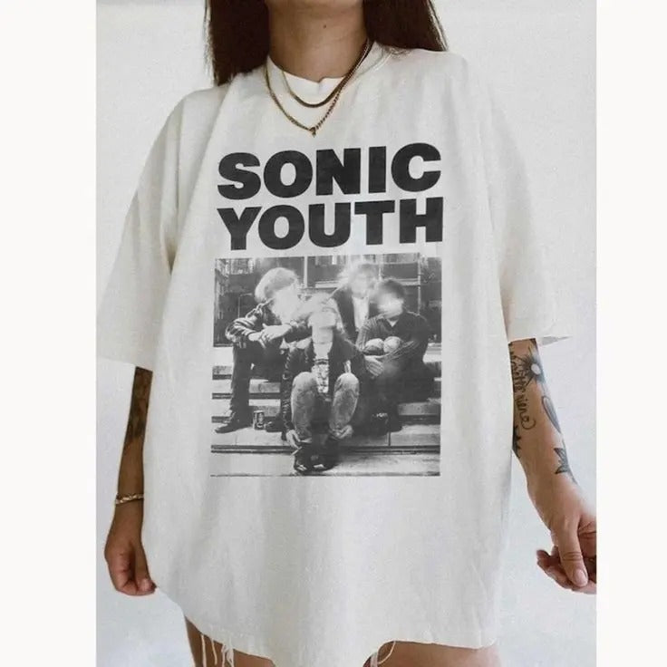 Janieren Shirts Sonic Youth Shirt Rock Band Sonic Youth Bad Moon Rising Tee Hoodie, Sweatshirt | InkThreadWorks.com