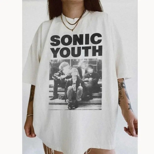 Janieren Shirts Sonic Youth Shirt Rock Band Sonic Youth Bad Moon Rising Tee Hoodie, Sweatshirt | InkThreadWorks.com