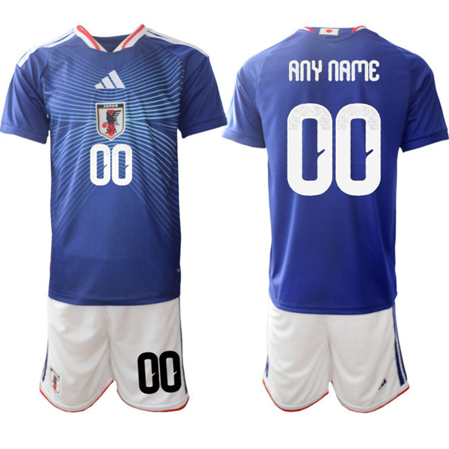 Japan Custom Blue 2026 World Cup Home Soccer Jersey Suit