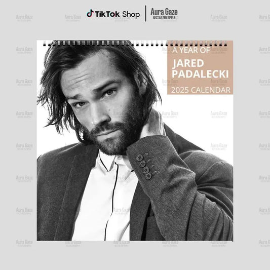 Jared Padalecki 2025 Wall Calendar, Fan Gift Monthly Planner, Supernatural Gift, Fan Merch Celebrity Decor, Perfect Present for Home and Office Decor