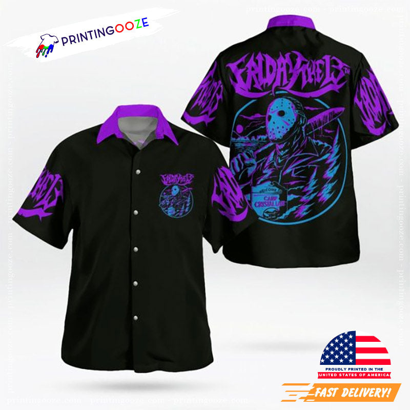 Jason Voorhees Friday 13th Welcome Hawaiian Shirt
