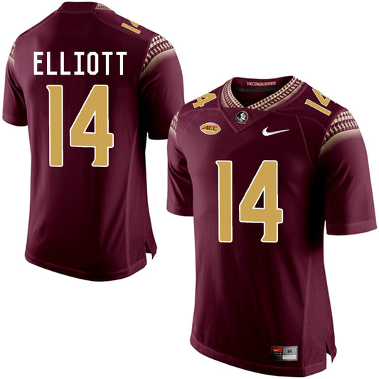 Javien Elliott 14 Burgundy