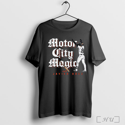 Javier Baez Motor City Magic Detroit Tigers Mlb 2025 T Shirt