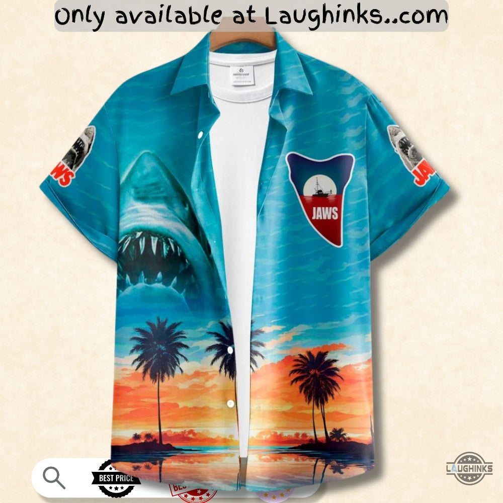 Jaws 50Th Anniversary Hawaiian Shirt