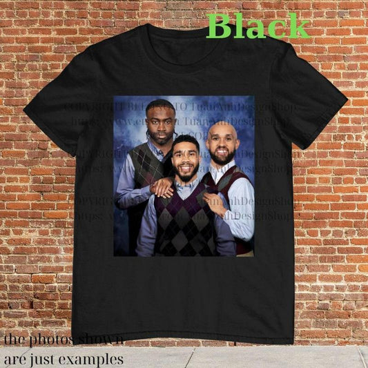 Jayson Tatum Jalen Brown Derrick White Step Brothers Boston Basketball T-Shirt, Brown Derrick Shirt, Jayson Tatum...