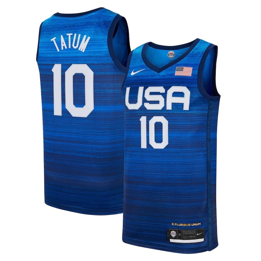 Jayson Tatum USA Basketball 2020 Summer Olympics Player Jersey - Navy Style 2