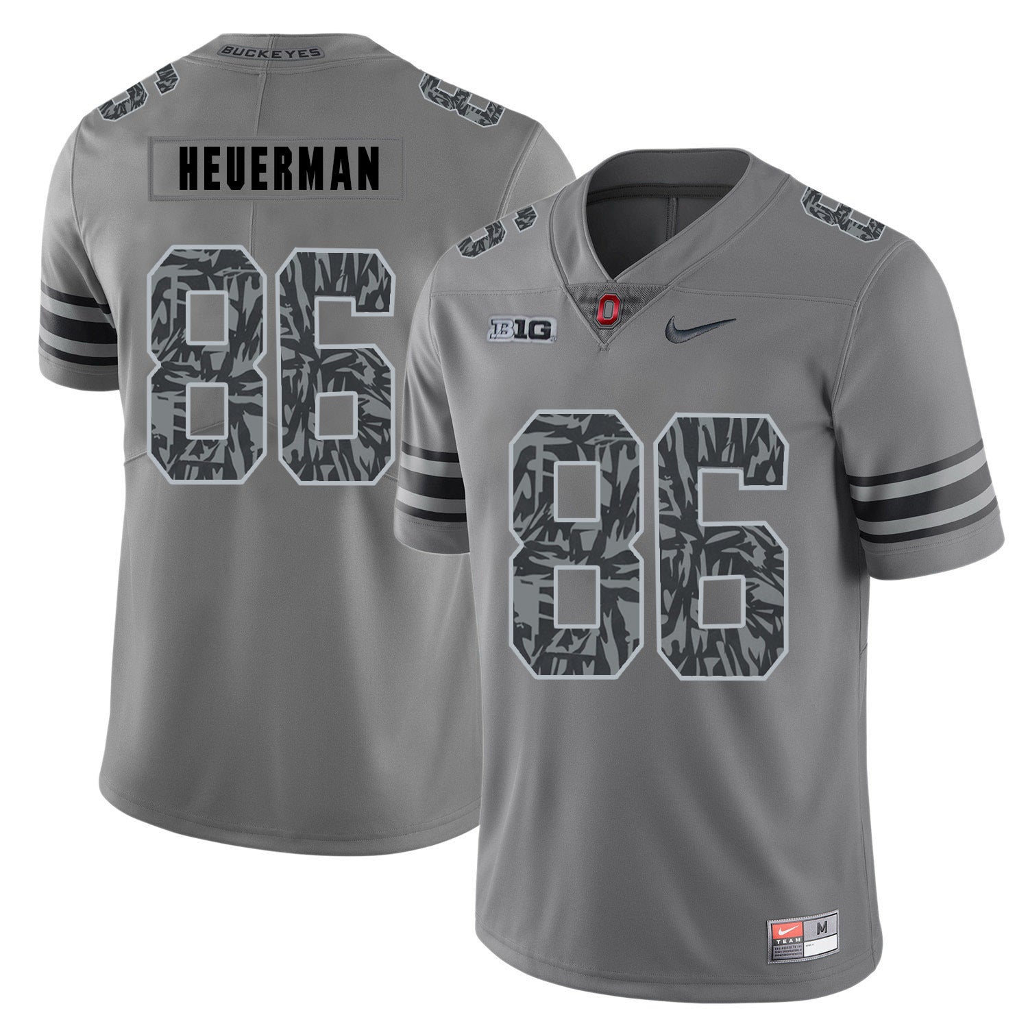 Jeff Heuerman 86 Pattern Dark Gray