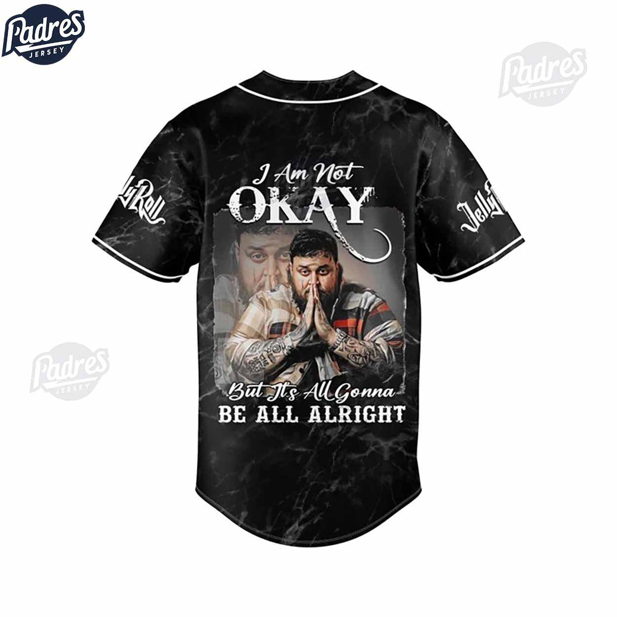 Jelly Roll The Beautifully Broken Tour Baseball Jersey For Lovers - Padres Jersey Oasis: Elevate Your Baseball Style Game