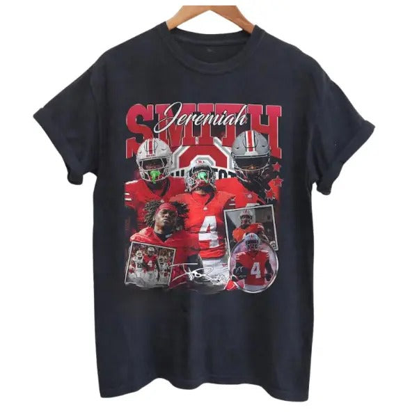 Jeremiah Smith Shirt, Sweatshirt , Football shirt, Classic 90s Funny Graphic Tee, Unisex, Vintage Bootleg, , Fan Gift ...