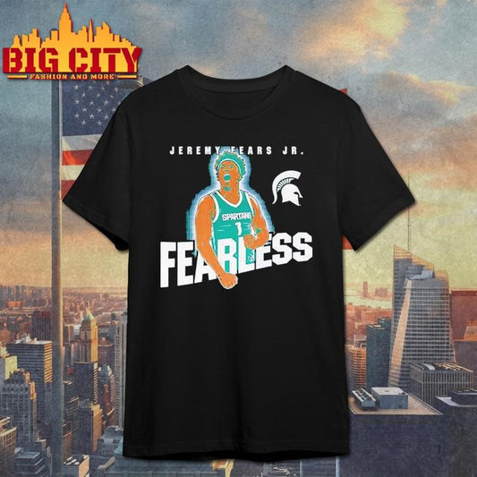 Jeremy Fears Jr Fearless Michigan State Spartans cartoon Shirt
