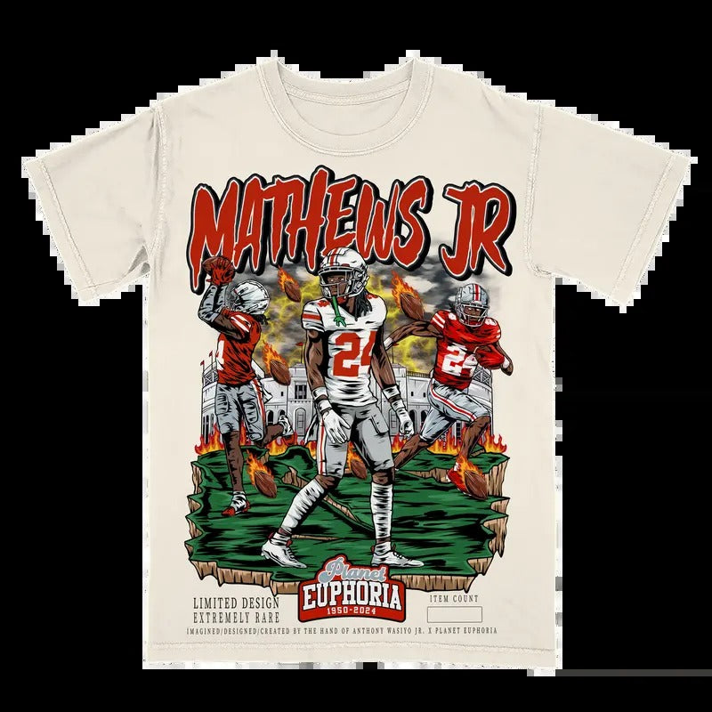 Jermaine Matthews Jr. Tee for Men - Soft and Comfortable Shirt - Menswear - Graphic T-Shirt