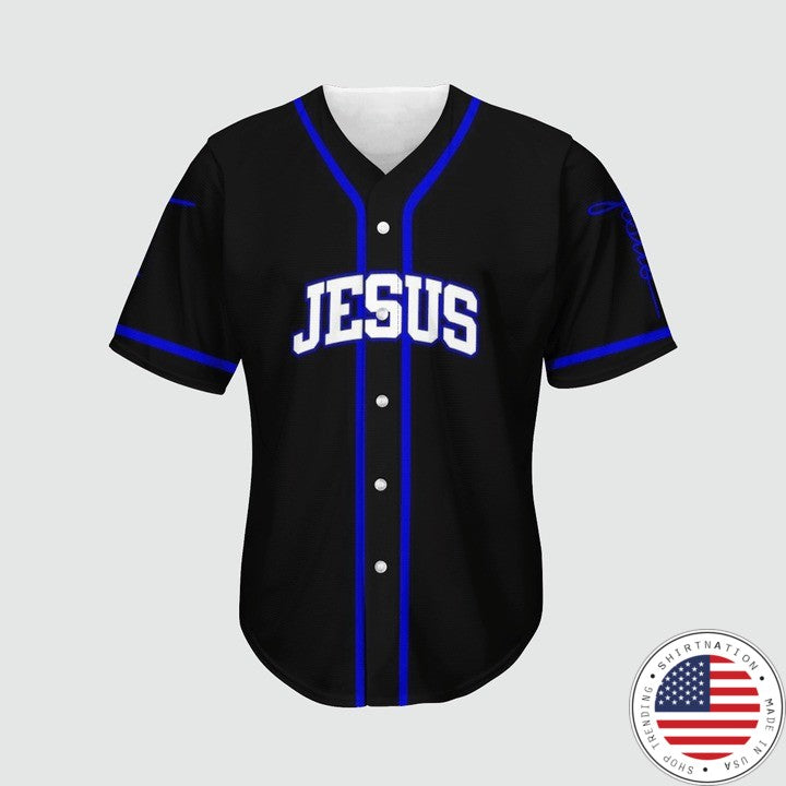Jesus saved my life baseball jersey