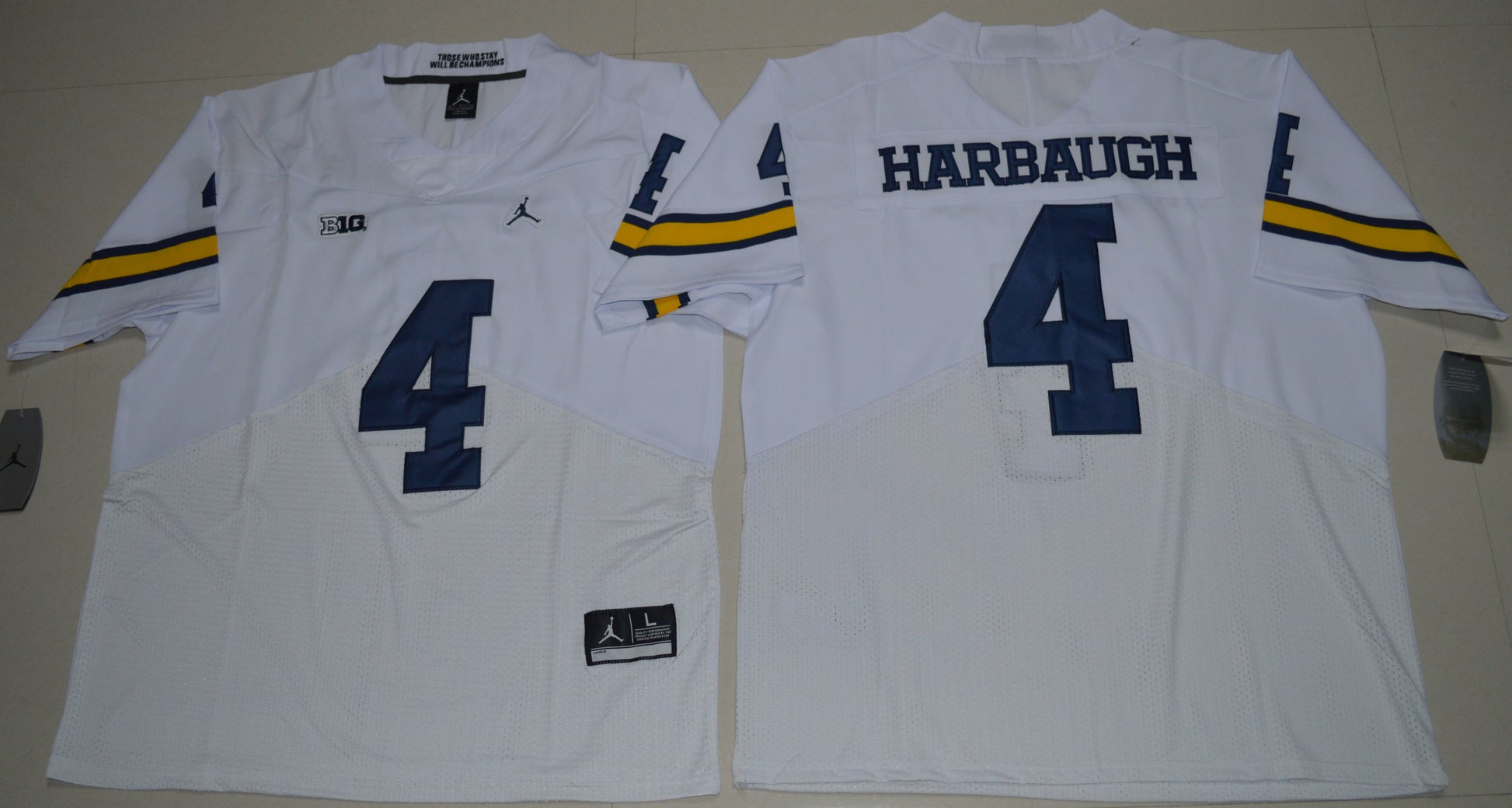 Jim Harbaugh 4 Elite Edition White