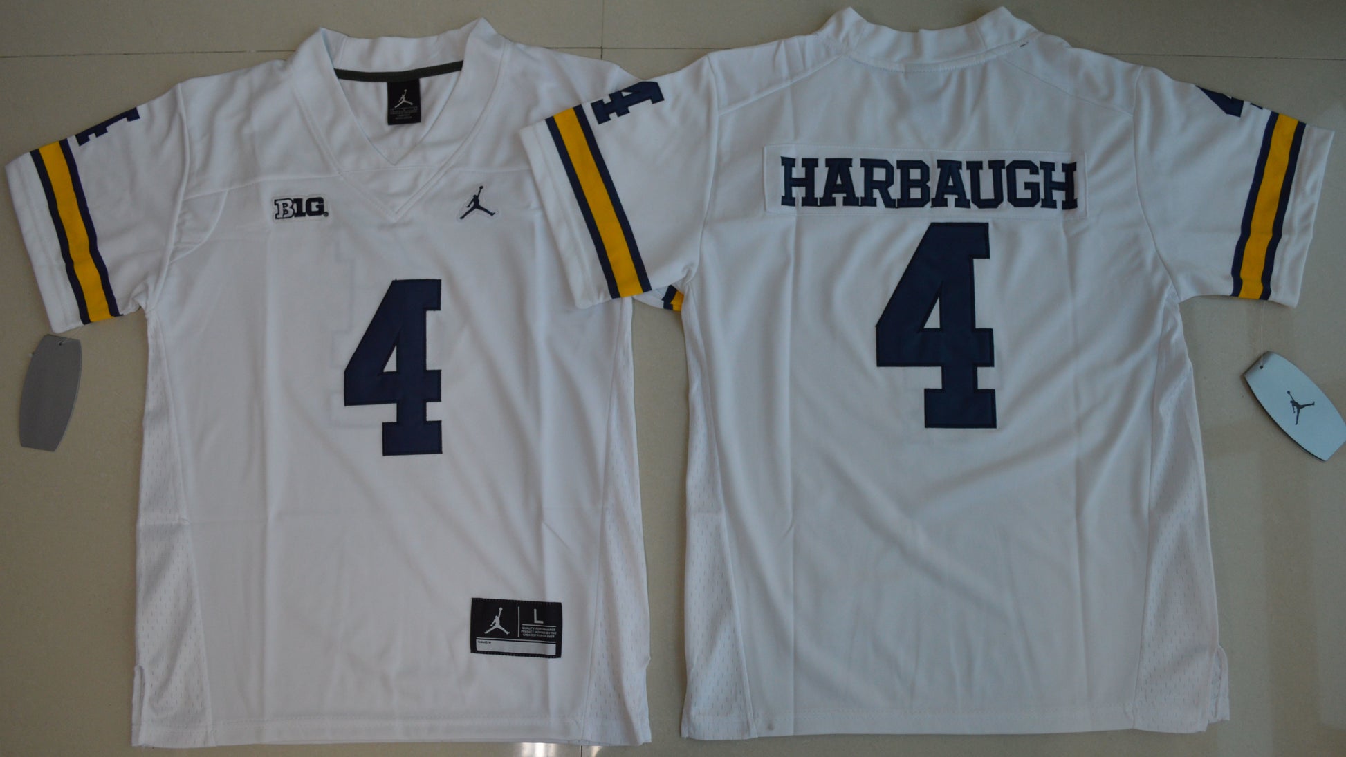 Jim Harbaugh 4 Youth White