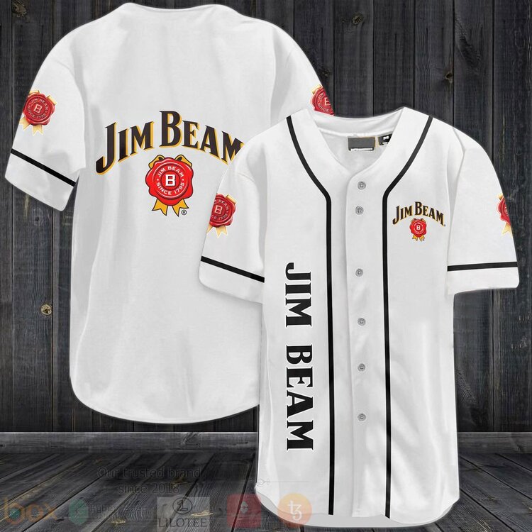 FASHION Jim Beam Baseball Jerseys Botton Shirt
