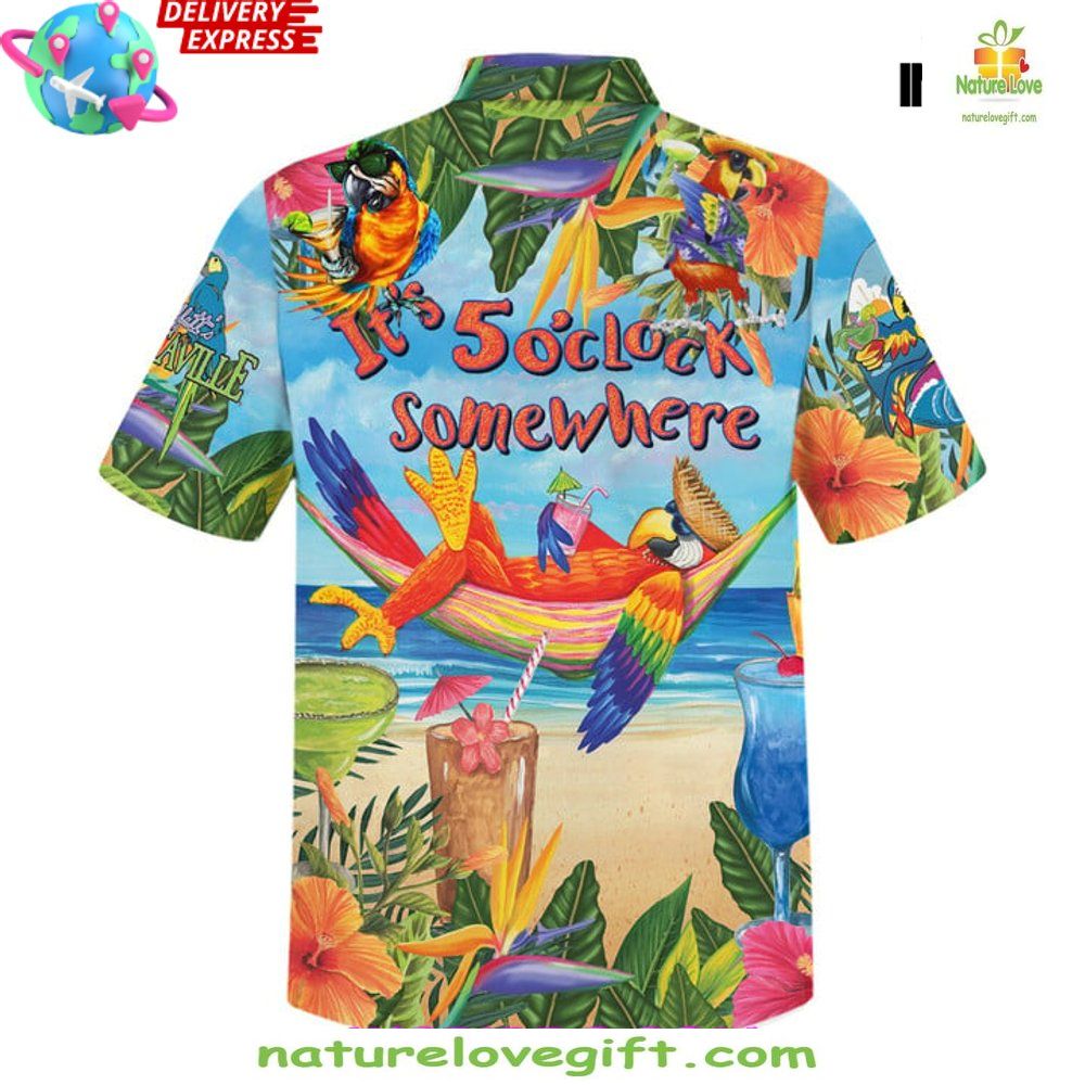 Hawaiian Shirt Jimmy Buffet Margaritaville Summer