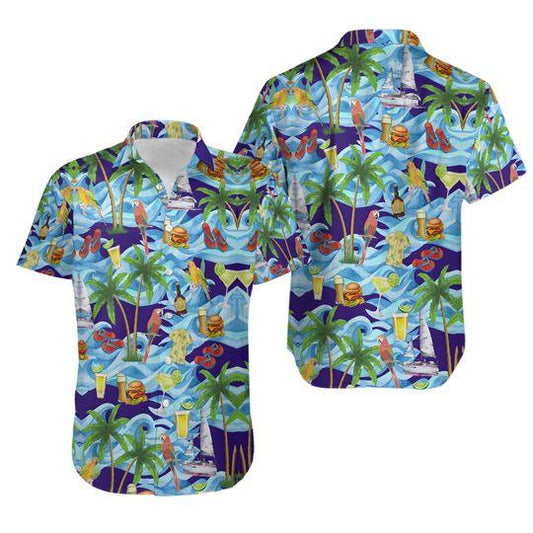Jimmy buffett inspired hawaiian shirt gift for family and friend 2710660