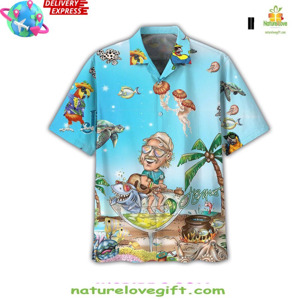 Jimmy Buffett Margaritaville Hawaiian Shirt Limited Edition