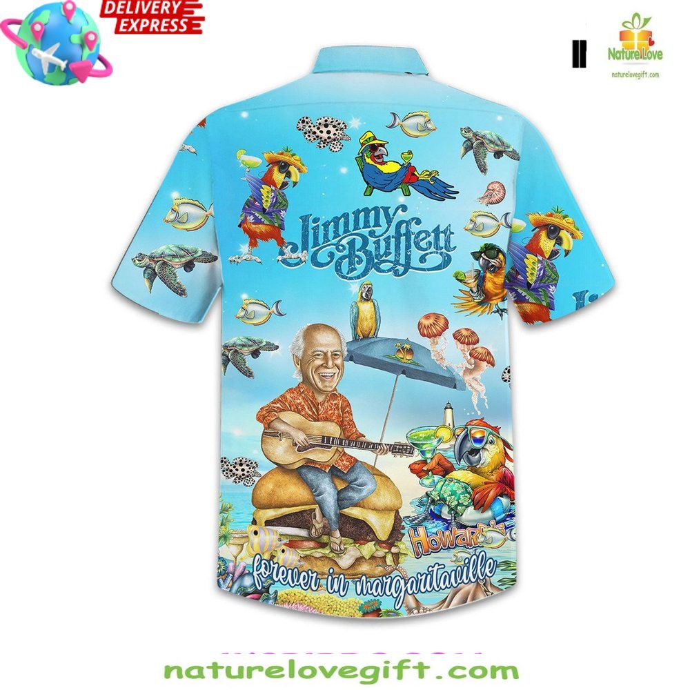 Jimmy Buffett Margaritaville Hawaiian Shirt Limited Edition