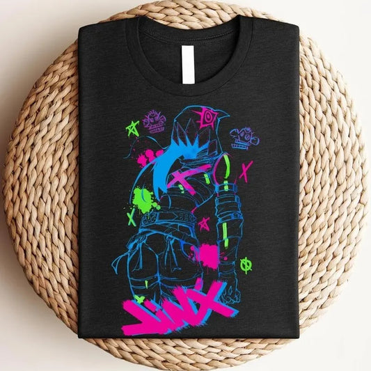 Jinx Shirt, Arcane Shirt, Powder LOL Tee, Video Game Inspired Sweatshirt, Anime Graphic Tees, Gift For Him, Gift For Her, Unisex Tees